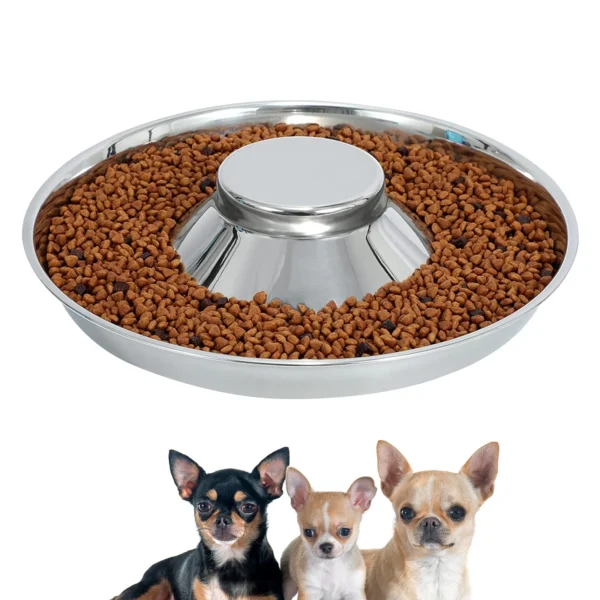 Puppy Bowls, Stainless Steel Puppy Feeder Bowl, Dog Food and Water