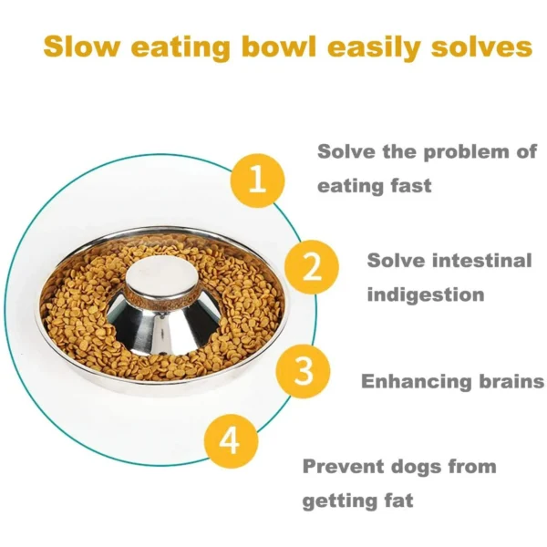 Puppy Bowls, Stainless Steel Puppy Feeder Bowl, Dog Food and Water - Image 3