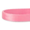 Solid Nylon Dog Collar with Metal Buckle, Pink, Medium - Image 3